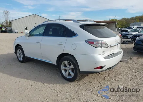 2010 Lexus Rx 350 из США, поврежденный, VIN 2T2BK1BA2AC062405